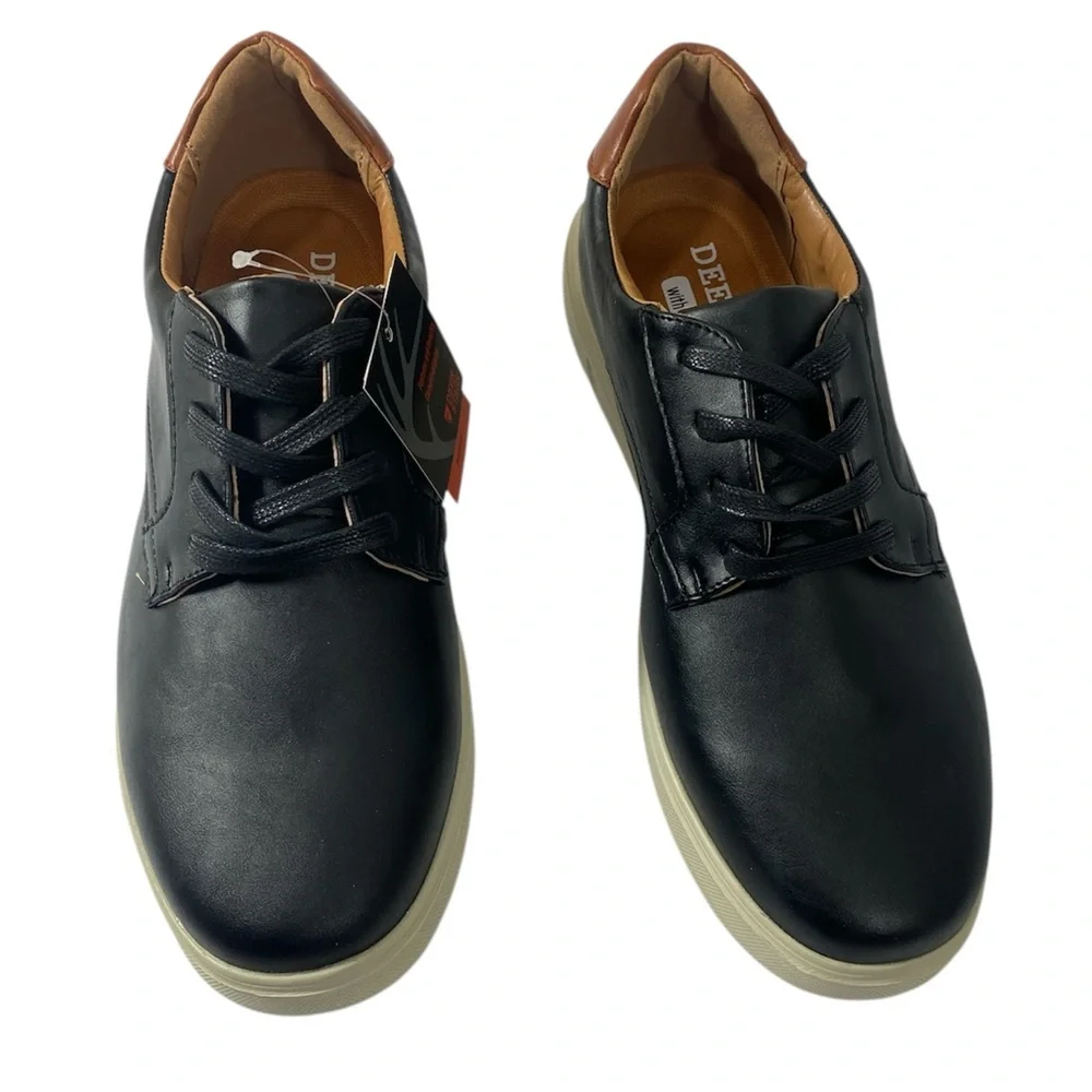 Deer Stags Albany Men’s 9M Black Oxford Sneakers Comfort Wedding Dress Shoes